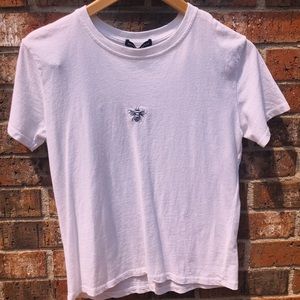 white brandy bee tee